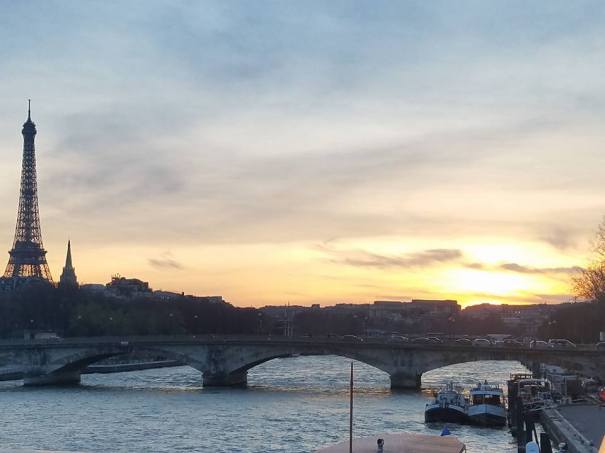 paris sunset